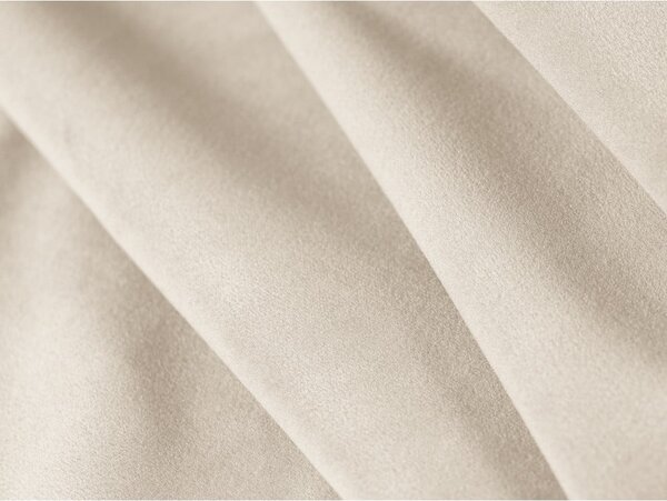 Letto matrimoniale imbottito beige con contenitore con griglia 200x200 cm Miley - Micadoni Home
