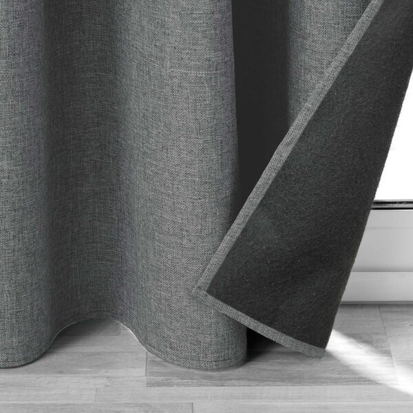 Tenda fonoassorbente antracite 140x260 cm Jupiter - douceur d'intérieur