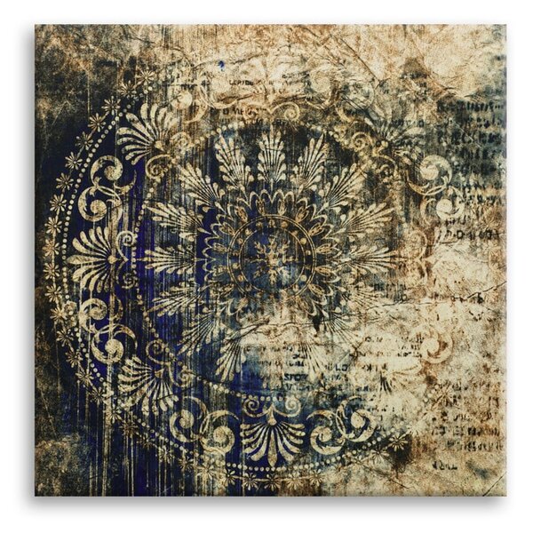 Immagine su tela, 65 x 65 cm Uno Zambino Silver - Styler