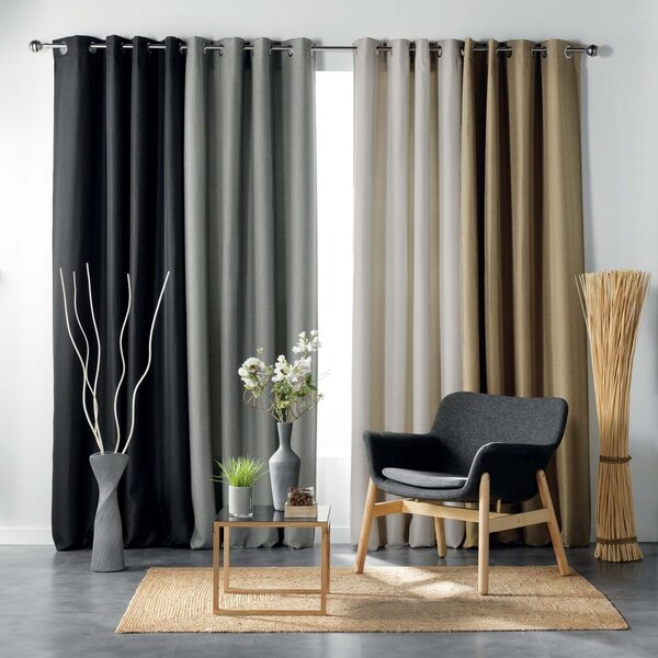 Tenda oscurante marrone 135x240 cm Tissea - douceur d'intérieur