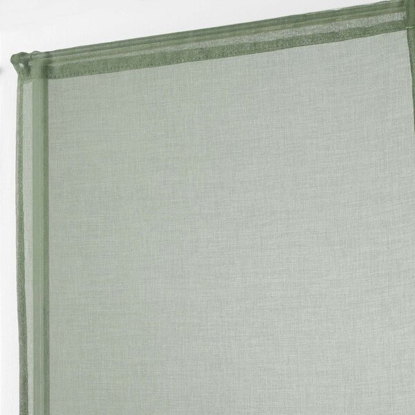 Tende in voile kaki in set di 2 pezzi 60x90 cm Sandra - douceur d'intérieur