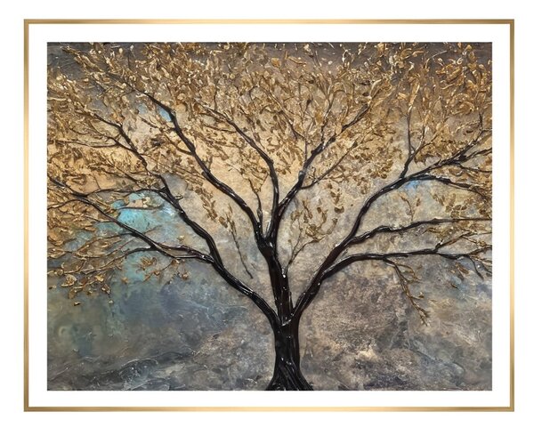 Quadro 40x50 cm Golden Tree