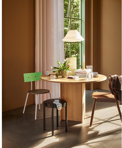 Sedie da pranzo in rovere Oblique - Hübsch