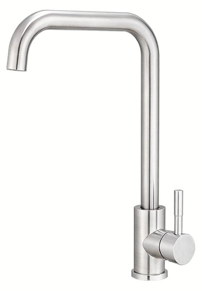 Solidchoice - Rubinetto da cucina in acciaio inossidabile con bocchetta girevole a 360°