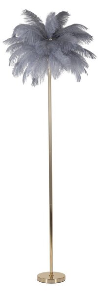 Lampada da terra grigia-oro (altezza 160 cm) Palm - Mauro Ferretti