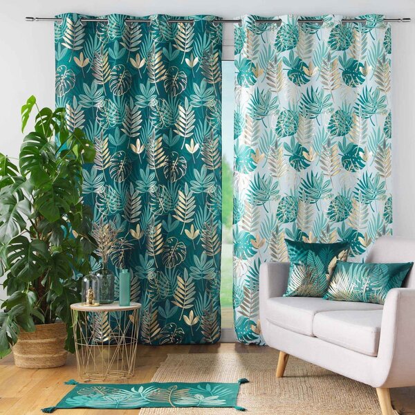 Tenda verde 140x260 cm Ornella - douceur d'intérieur