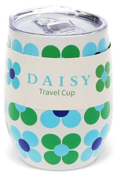 Tazza da viaggio 350 ml Blue and green Daisy - Rex London