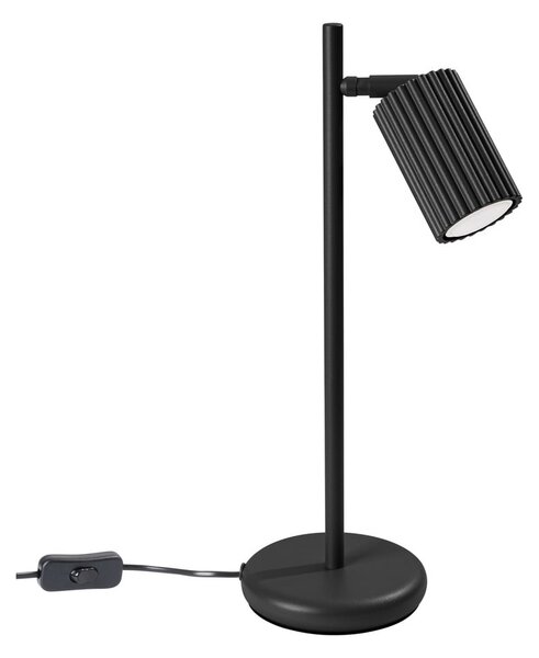 Lampada da tavolo nera (altezza totale 43 cm) Gleam – Sollux
