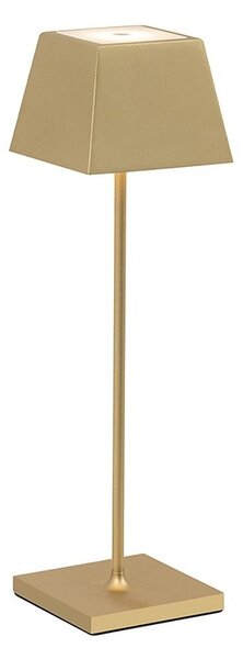 Rossini Siesta SIE003OR lampada da tavolo portatile LED color oro 2,2W IP54