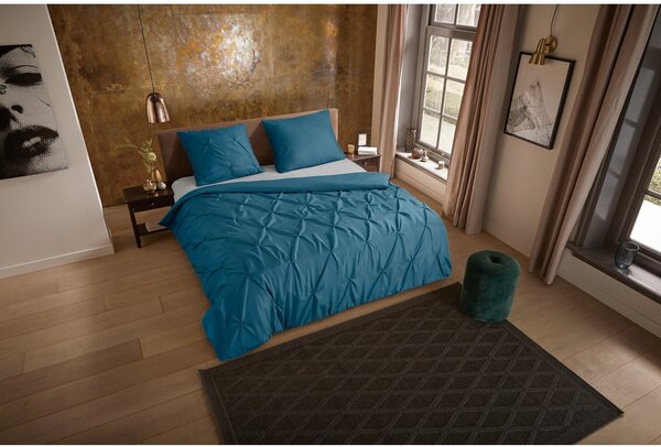 Set lenzuola letto una piazza e mezza in microfibra verde 140x220 cm Pure Elegance - Good Morning