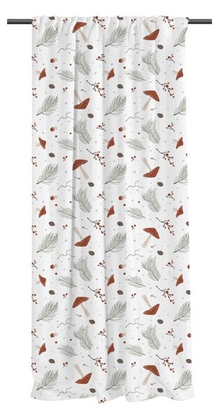 Tenda bianca in raso di cotone 110x250 cm Toadstools – Butter Kings