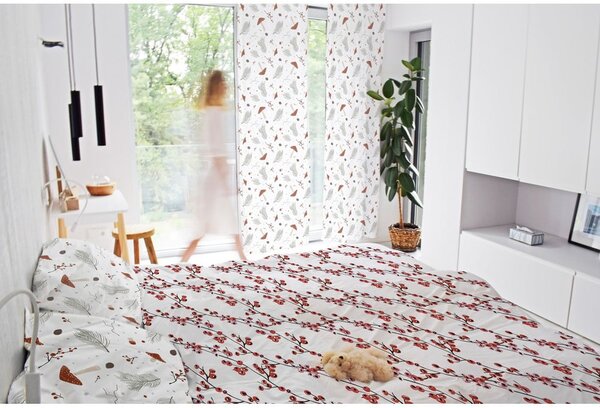 Tenda bianca in raso di cotone 110x250 cm Toadstools – Butter Kings