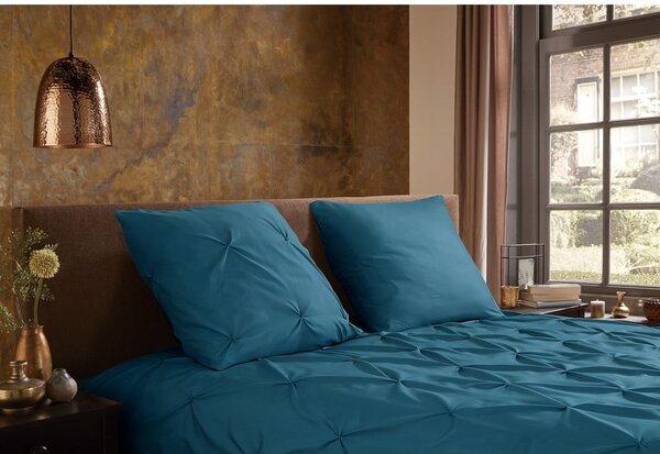 Set lenzuola letto una piazza e mezza in microfibra verde 140x220 cm Pure Elegance - Good Morning