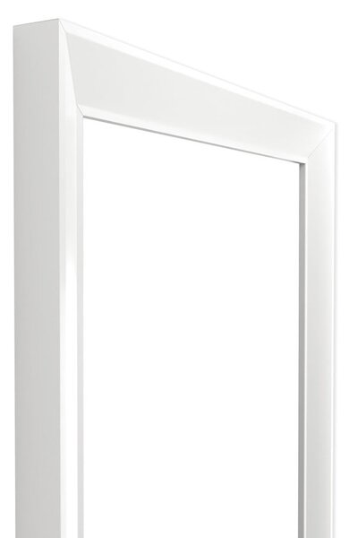 Specchio da parete con cornice bianca ienne, 47 x 147 cm Paris - Styler