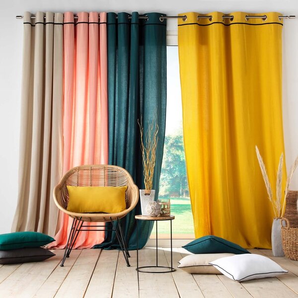 Tenda color mattone 135x240 cm Linette - douceur d'intérieur