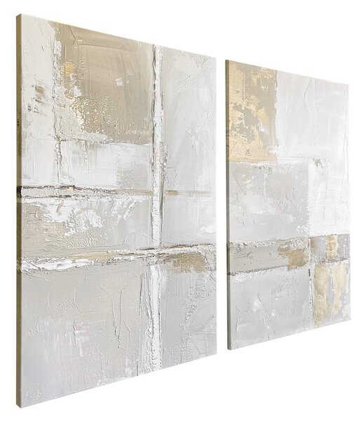 Set di quadri con elementi dipinti a mano 2 pz 50x70 cm Sail – Styler