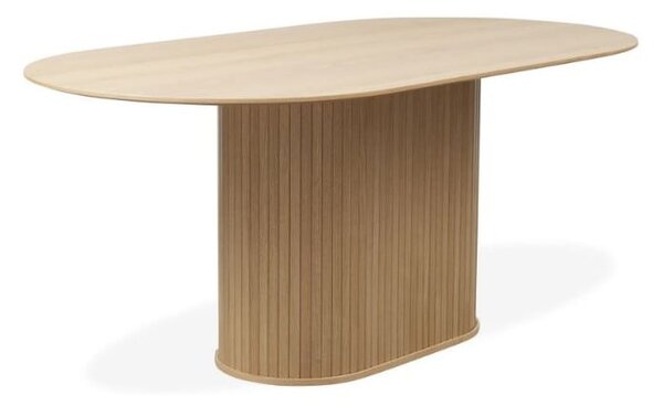 Tavolo da pranzo con piano in rovere 95x180 cm Nola - Unique Furniture