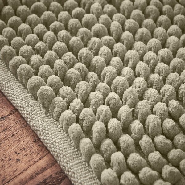 Tappetino da bagno verde 50x80 cm Aspen Bobble - Bianca