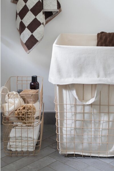 Cesto portabiancheria in metallo beige 64 l Store-It - Mette Ditmer Denmark