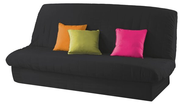Copridivano elasticizzato nero a 3 posti Essentiel - douceur d'intérieur