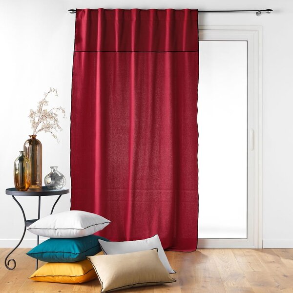 Tenda bordeaux 140x240 cm Mistraline - douceur d'intérieur