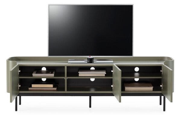 Mobile TV verde 180x55x40 cm Willa – MOME
