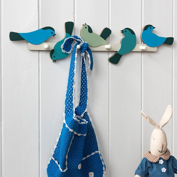 Attaccapanni da parete blu Garden Bird – Rex London