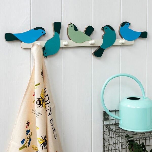 Attaccapanni da parete blu Garden Bird – Rex London