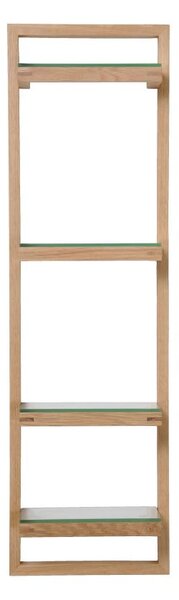 Mensola a muro in legno di quercia, altezza 81 cm Zone - Wireworks