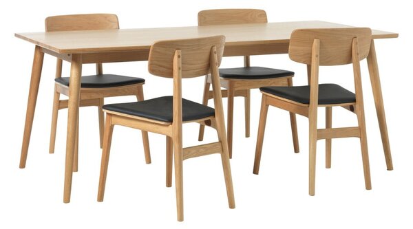 Sedia da pranzo colore naturale Livo - Unique Furniture