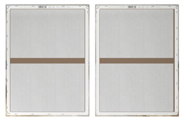 Set di quadri con elementi dipinti a mano 2 pz 50x70 cm Breeze – Styler