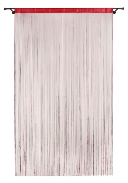 Tenda per porta rossa 100x200 cm String - Mendola Fabrics