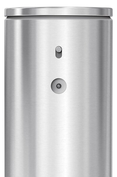 Dispenser di sapone in acciaio touchless in argento opaco da 266 ml - simplehuman