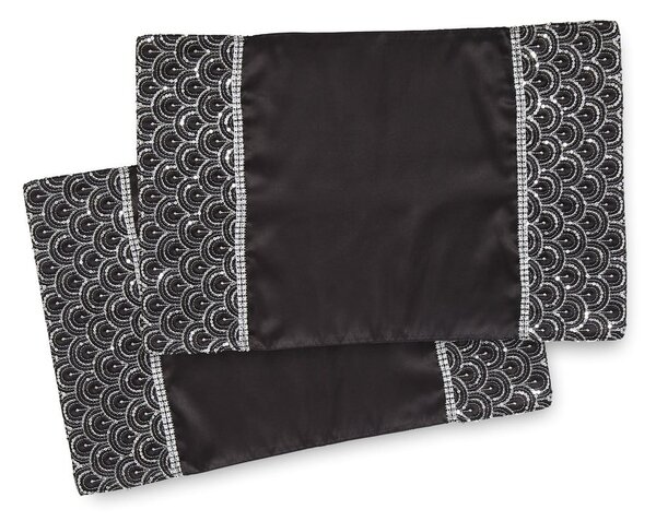 Tovagliette di stoffa in set da 4 30x46 cm Deco Sequin - Catherine Lansfield