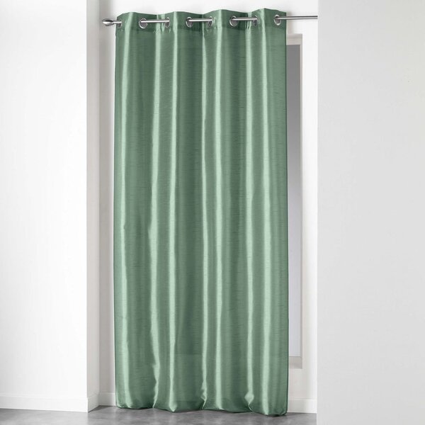 Tenda di raso verde 140x240 cm Shana - douceur d'intérieur
