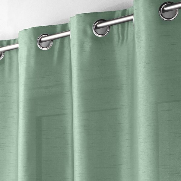 Tenda di raso verde 140x240 cm Shana - douceur d'intérieur
