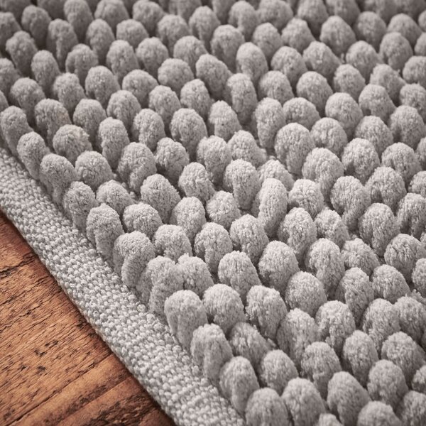 Tappetino da bagno grigio 50x80 cm Aspen Bobble - Bianca
