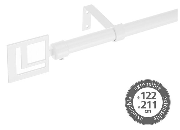 Mantovana estensibile in metallo 122 - 211 cm - Casa Selección