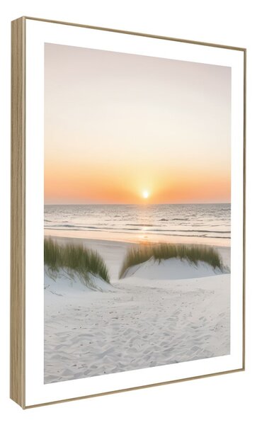Quadri in set di 3 30x40 cm Sunrise on the Beach