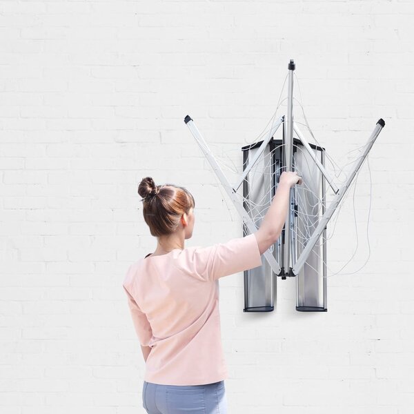 Stendino da giardino da parete WallFix 24m – Brabantia