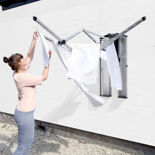 Stendino da giardino da parete WallFix 24m – Brabantia