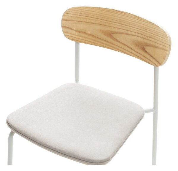 Set di 2 sedie da pranzo in colore beige-naturale Adriana - Marckeric