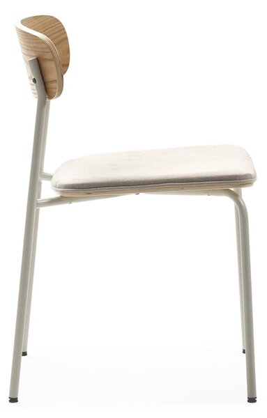 Set di 2 sedie da pranzo in colore beige-naturale Adriana - Marckeric