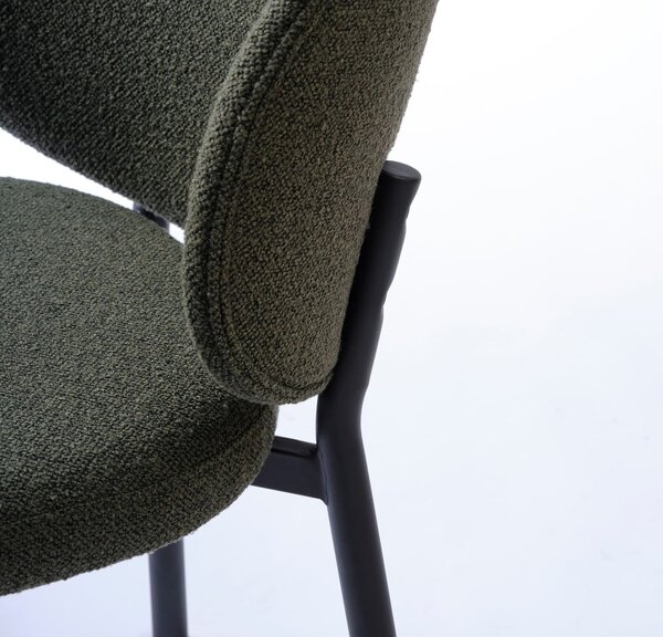Sedie da pranzo verdi in un set di 2 Swan - Unique Furniture