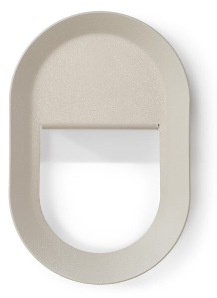 Gancio da parete grigio tortora in acciaio Coucou – Spinder Design