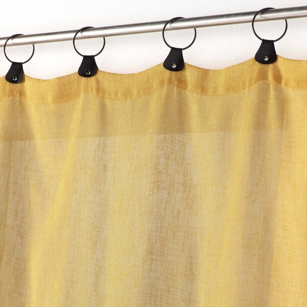 Tenda in voile giallo 140x240 cm Linka - douceur d'intérieur