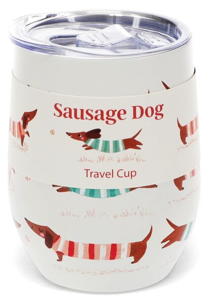 Tazza da viaggio 350 ml Sausage Dog - Rex London