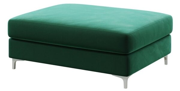 Pouf in velluto verde scuro Devichy Rothe - devichy