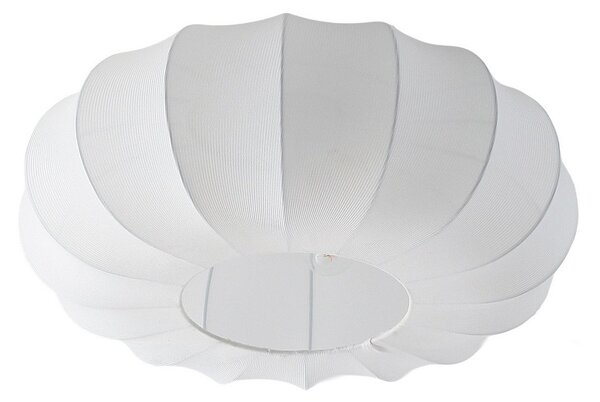 Plafoniera Lindby, Helin, dimmerabile, Bianco, Soggiorno, Tessuto / Tessile, Scandinavo