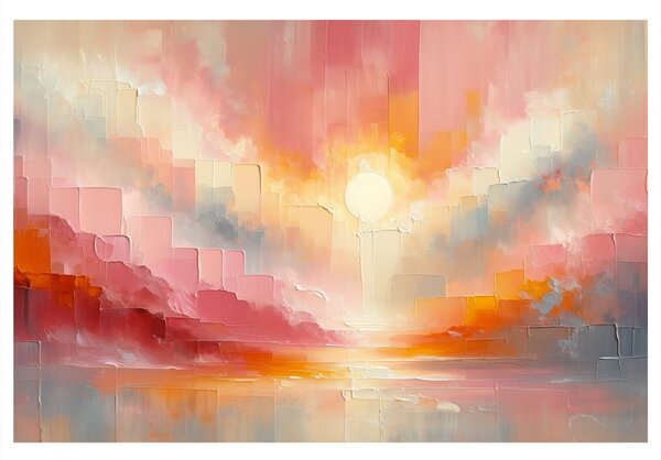 Quadro su tela – Alba pastello